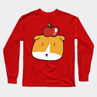 Apple Guinea Pig Face Long Sleeve T-Shirt